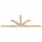 Ekena Millwork Richland Rough Sawn Timber Gable Bracket, Douglas Fir, 84"W x 35"H x 2"D x 4"F, 10/12 Pitch GBW084X35X0204RIC00RDF - alternate 4